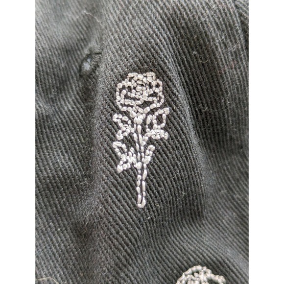 Preowned Broken Promises All over print Cobra Roses Strapback Cap Hat Black - Picture 5 of 10